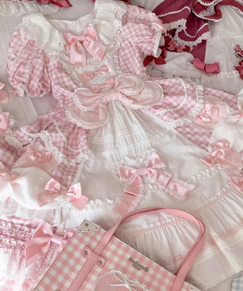 青木美沙子コラボ「ハートコンチェルト」ワンピース＆小物（ピンク