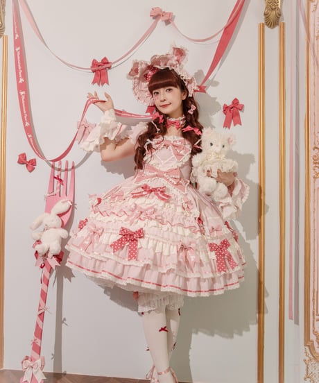 「ラビットリボン」青木美沙子コラボドレス（ピンク）【6/15まで】送料無料！