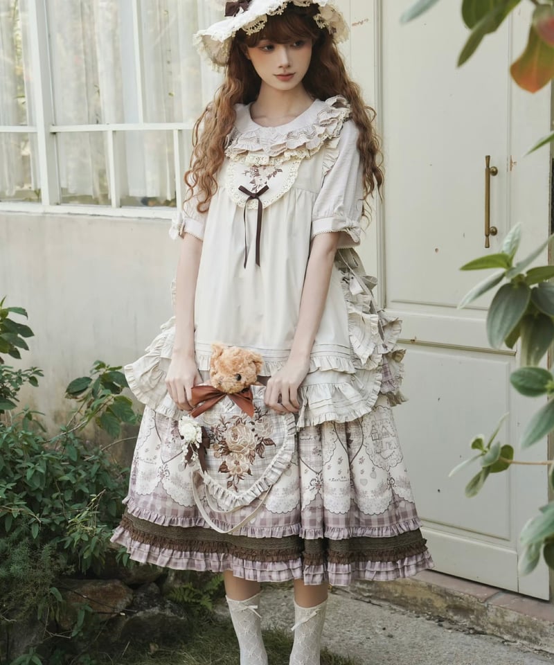 Rose Town」バラ刺繍エプロン 【2/13まで】送料無料！ | GIRLISM