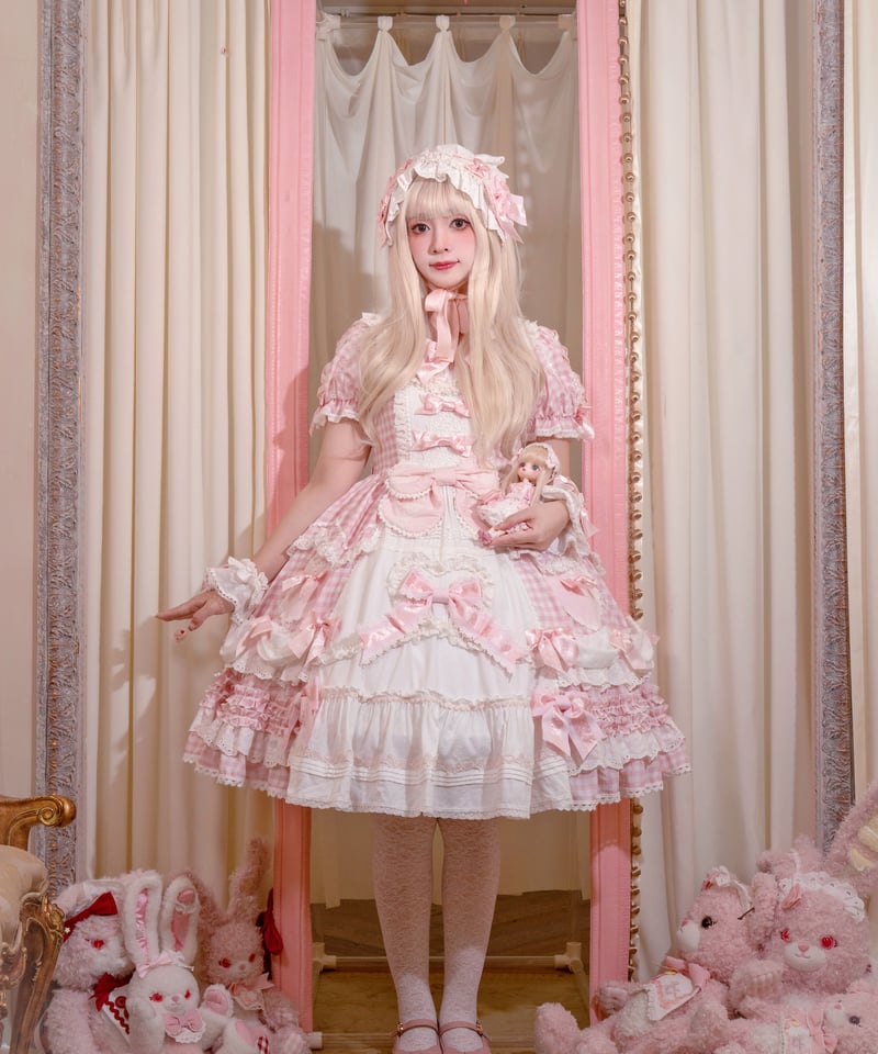 青木美沙子コラボ「ハートコンチェルト」ワンピース＆小物（ピンク