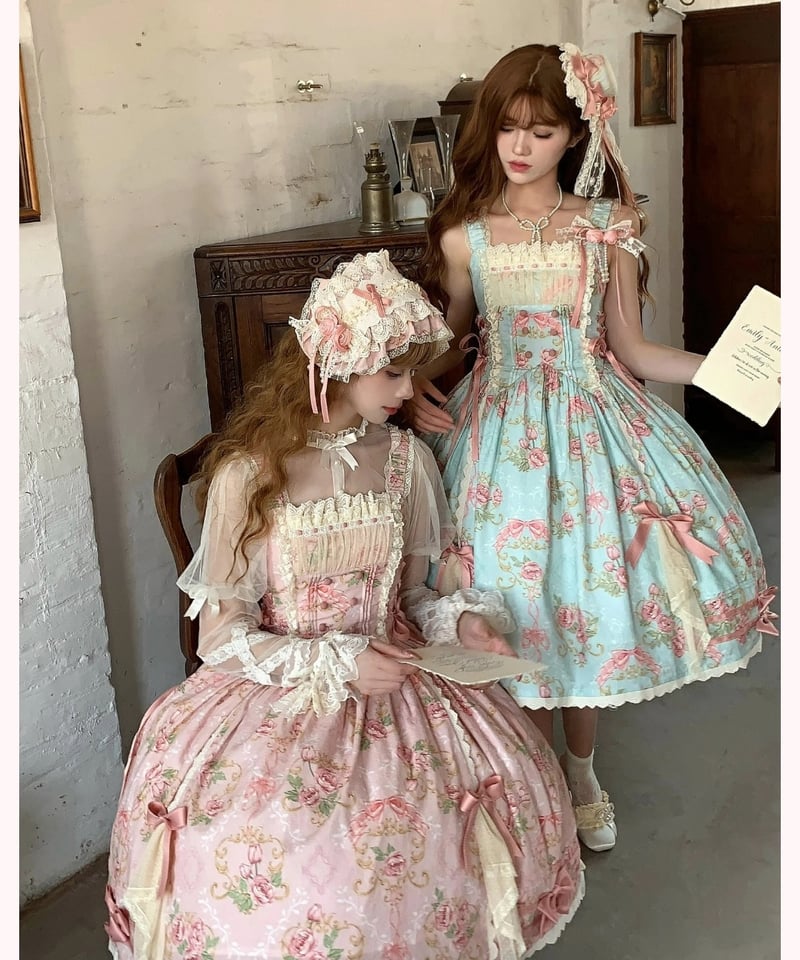 薔薇とレースのジャンクジャーナル・雑記帳　Sweet girls♡ 薔薇日記」ジャンパースカート 【6/25まで】送料無料！ | GIRLISM