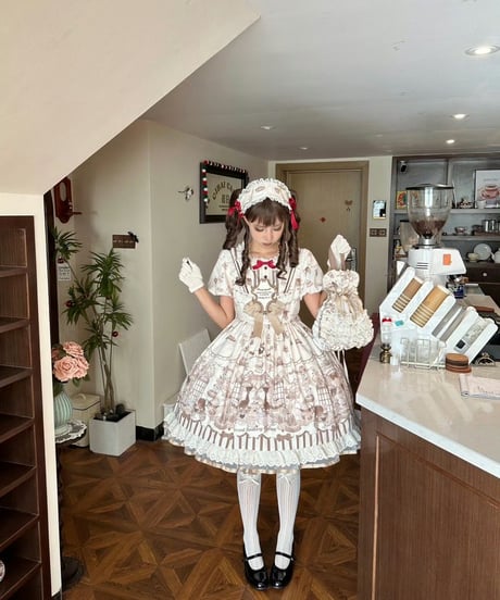 「骨董菓子屋」ワンピース&ボンネット【10/28まで】送料無料！