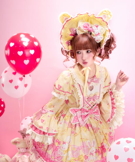 「ラビットリボン3.0」ラビット柄ドレス 【4/30まで】送料無料！