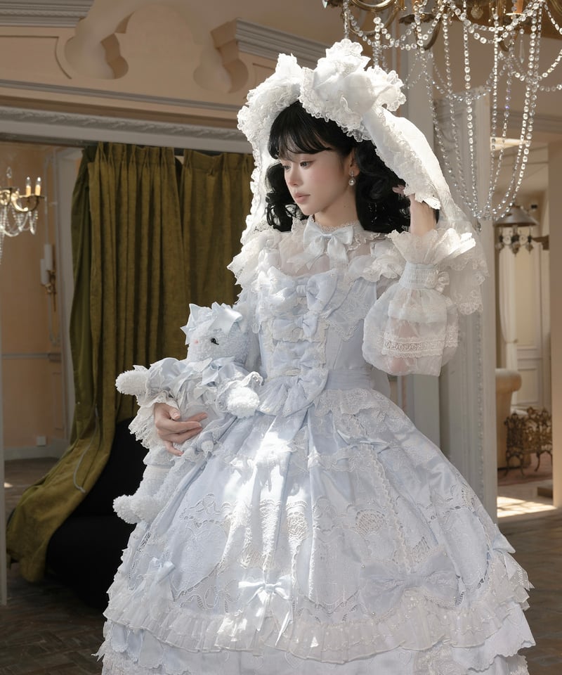 レース人形2.0」刺繍ジャンパースカート【12/25まで】送料無料！ | GIRLISM