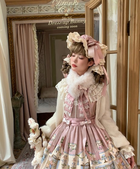 「Dress-up Bunny」長袖ワンピース【3/14まで】送料無料！