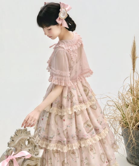 「Victorian Cat」段々ジャンパースカート 【3/14まで】送料無料！