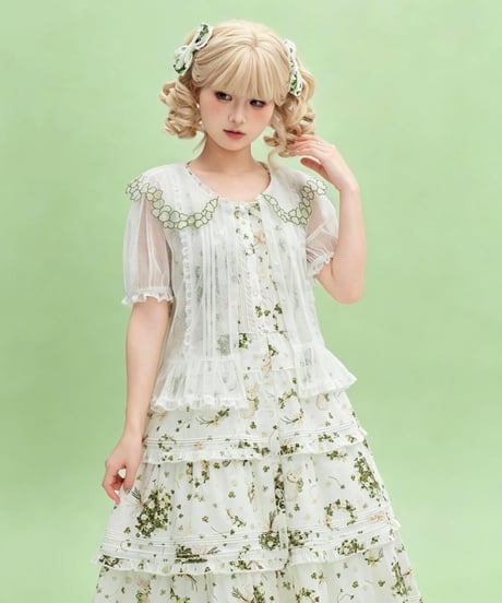 「Clover Rabbit」段々ジャンパースカート【6/13まで】ロリータ