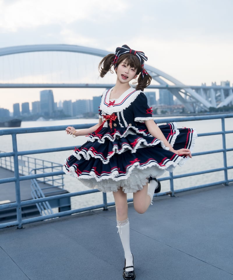 Navy Girl」半袖ワンピース5点フルセット 【5/2まで】送料無料！ | GIRLISM