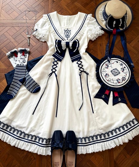 「Ocean Voyage」ロングワンピース【4/25まで】ロリータ