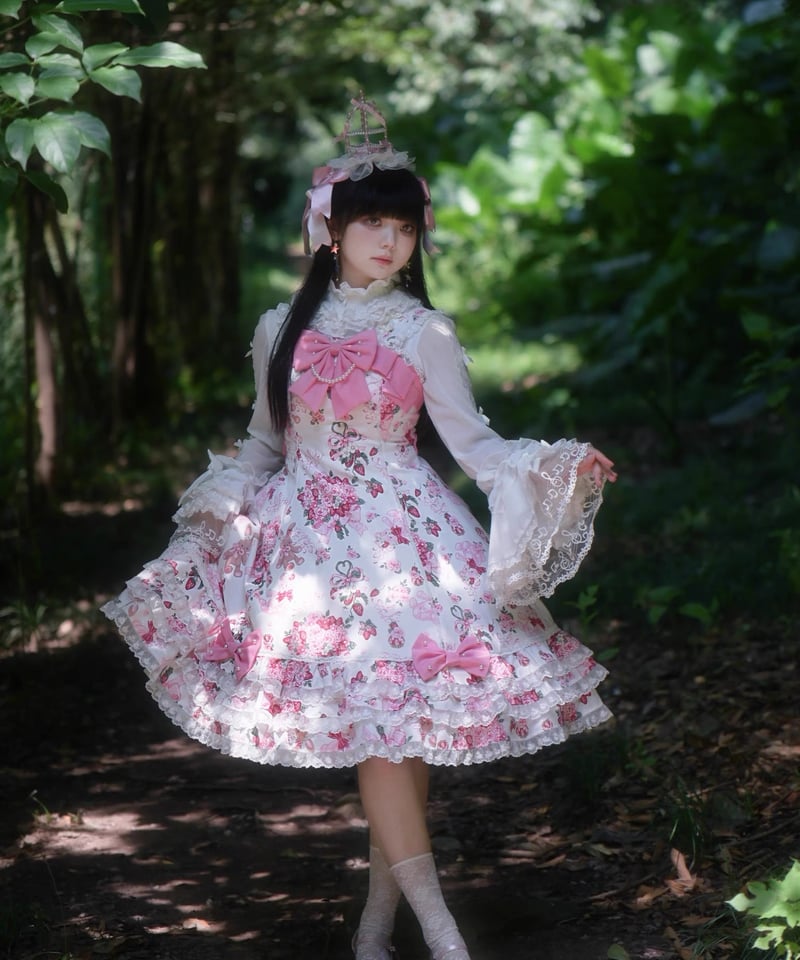 幸せのブーケ」ジャンパースカート 【12/20まで】送料無料！ | GIRLISM