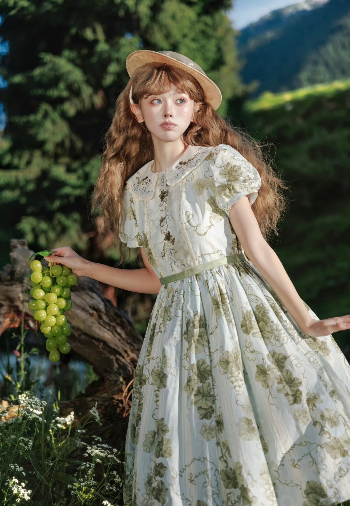 ロワールの葡萄園 ワンピース 仲夏物語 刺繍 ロリータ fit=scale-down,w=1200