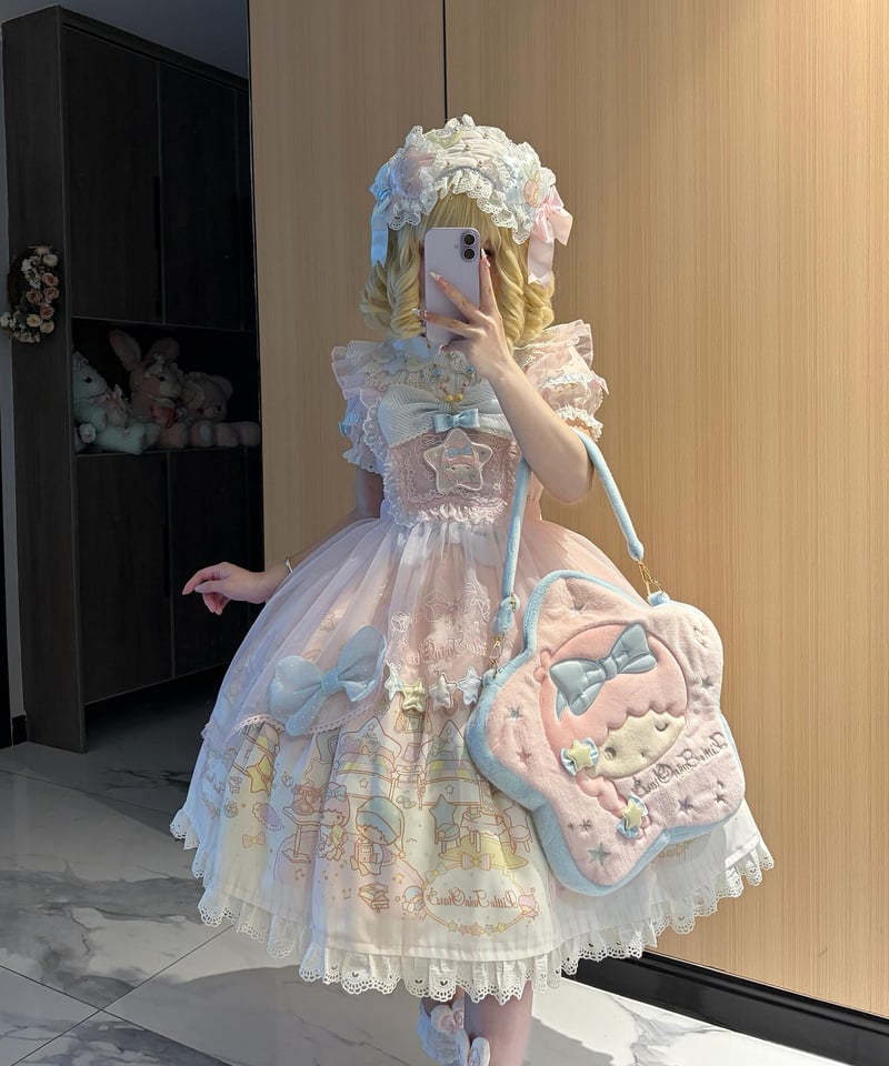 仲夏物語リトルツインスターズコラボ」星型バッグ【6/8まで】ロリータ