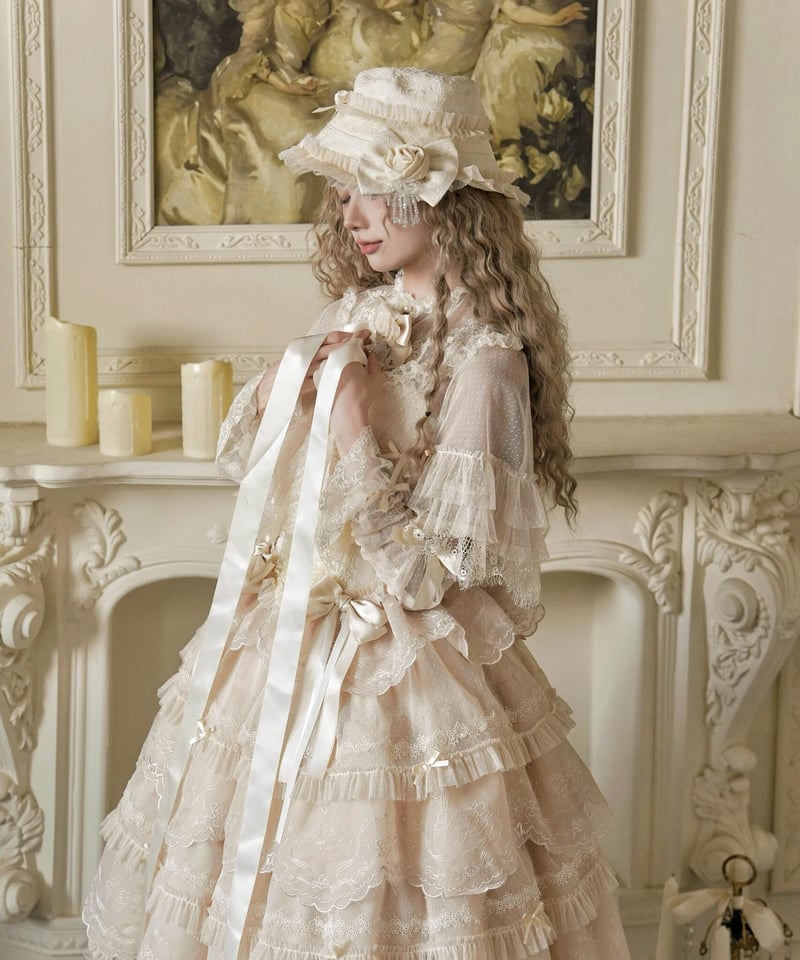00s coquette姫系 レースフリルカットソーキャミセットLIZLISA系 00s coquette姫系 レースフリルカットソーキャミセットLIZLISA系
