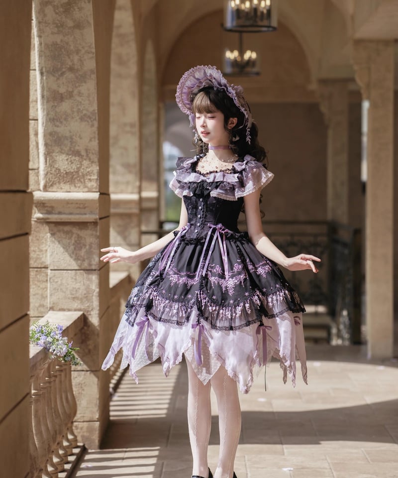 藤の庭」オフショルダーワンピース【5/25まで】ロリータ | GIRLISM