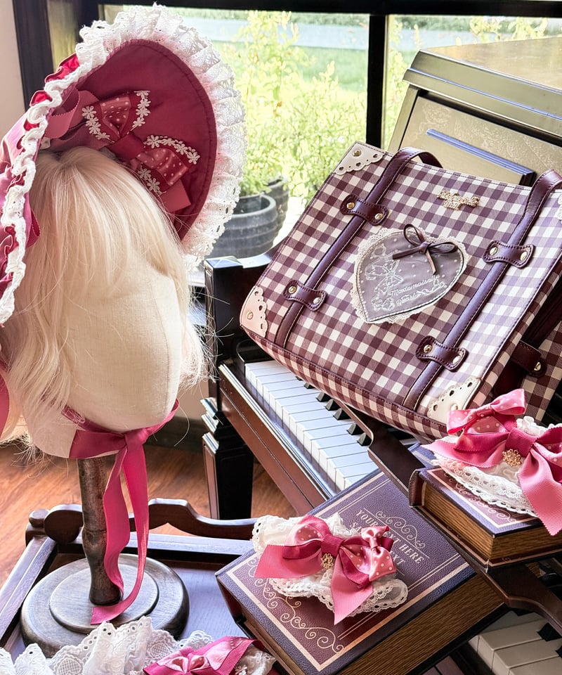 青木美沙子コラボ「ハートコンチェルト」トランクバッグ 【9/30まで