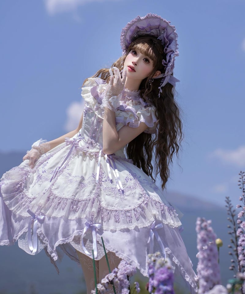 藤の庭」オフショルダーワンピース【5/25まで】ロリータ | GIRLISM