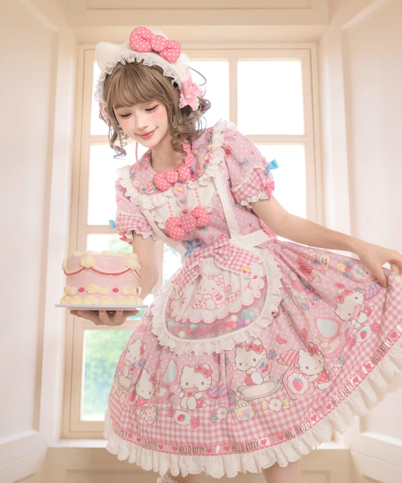 花箱×サンリオ ハローキティ（ピンク）」Candyワンピース【7/20まで