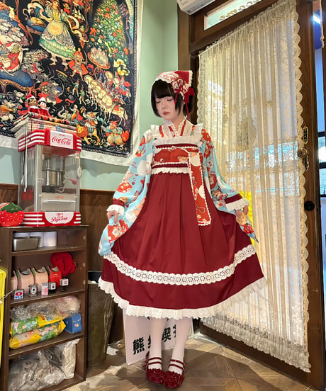 「熊ちゃん大世界」羽織＆袴セット 【7/25まで】送料無料！