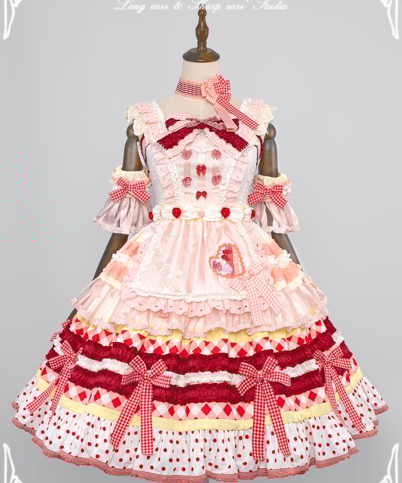 【♡】3点セットロリータドレス Sサイズ サブカルY2Kクロスロリータドレス – Belchic