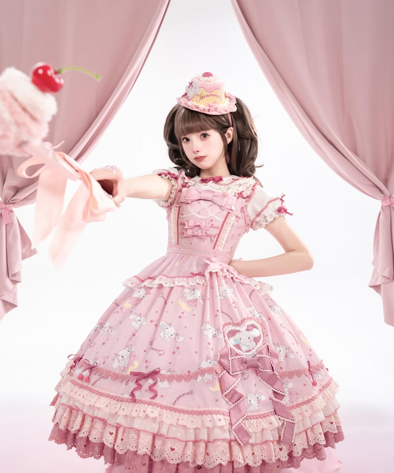 【廃盤・希少】ハローズ ロリータ ガールズシリーズ コラボ 2BA 花箱×サンリオ シナモロール」半袖ブラウス【7/20まで】ロリータ | GIRLISM