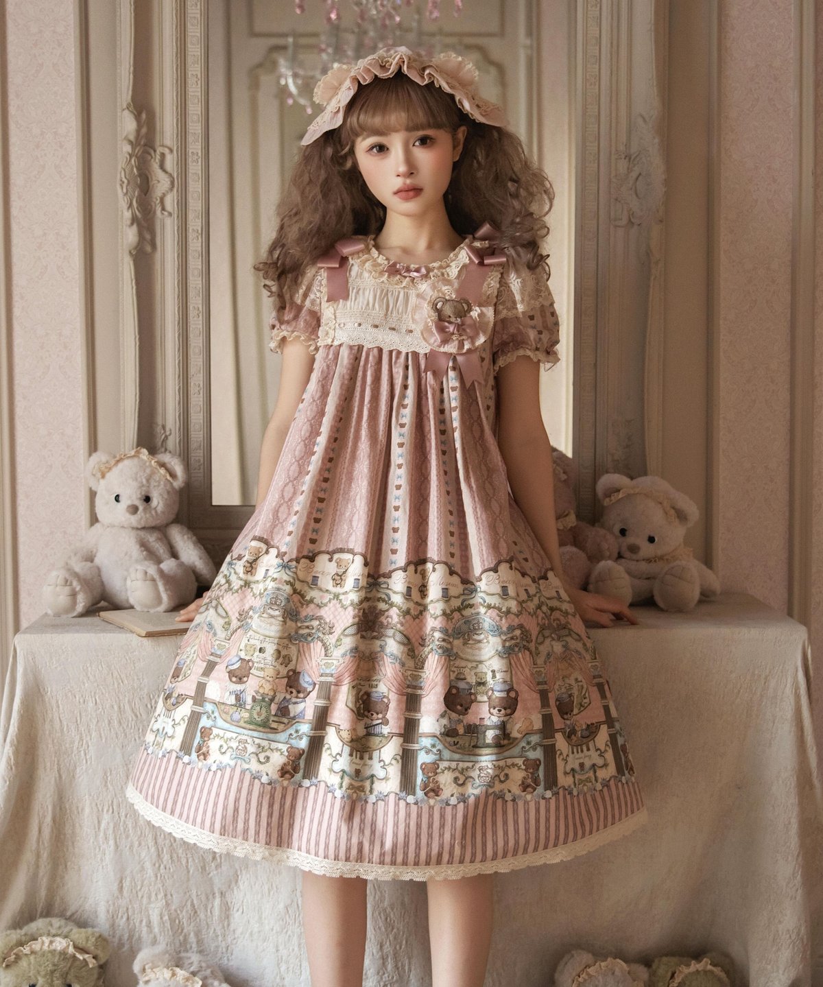 くまちゃんの博物館」ワンピース 【3/7まで】送料無料！ | GIRLISM