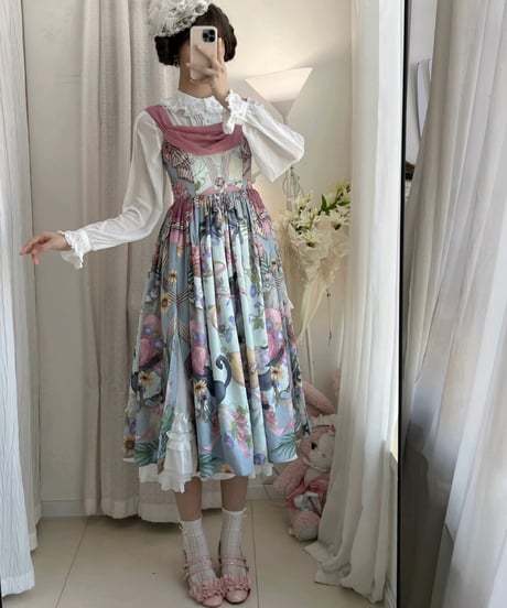 「Vintage Hat Cat」ジャンパースカート 【2/5まで】送料無料！