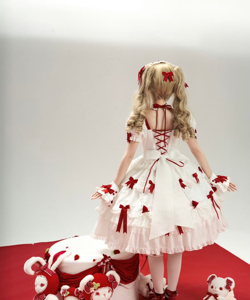 苺カップケーキ」ワンピース＆小物 【7/22まで】送料無料