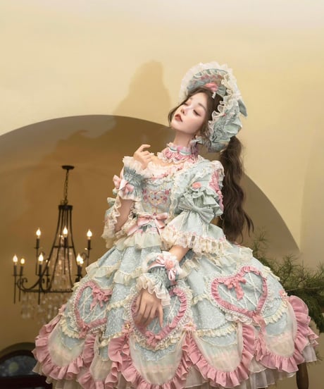 「Vintage Cake」ドレス４点フルセット（ミント） 【2/14まで】送料無料！