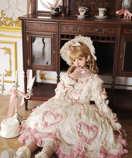 「Vintage Cake」ドレス４点フルセット（生成り） 【2/14まで】送料無料！