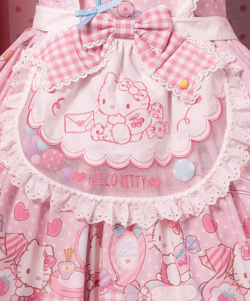 花箱×サンリオ ハローキティ（ピンク）」Candyブラウス、エプロン【7