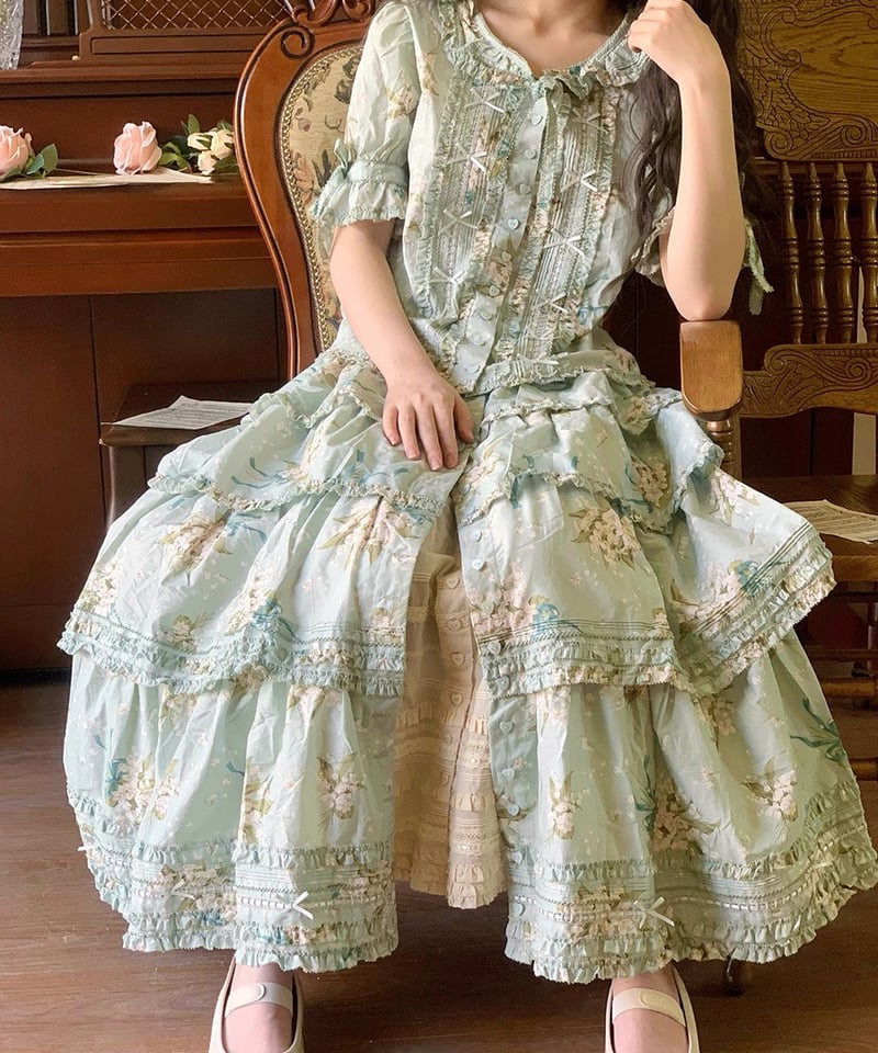 鈴蘭リボン」トップス・スカート・ワンピース 【8/11まで】送料無料