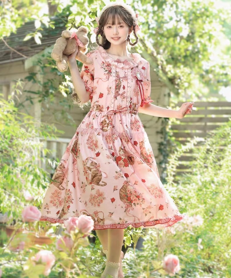 田園猫」ワンピース＆小物 【6/21まで】送料無料！ | GIRLISM