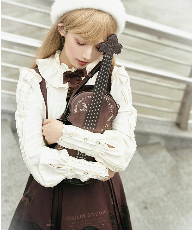 Innocent World スカート バイオリン柄 ベスト 楽器柄 送料無料！】「ヴァイオリンの夢」スカート（即納） | GIRLISM
