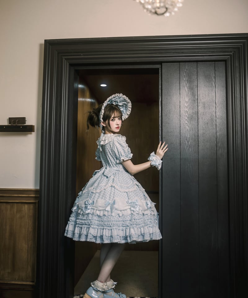 青木美沙子コラボ「ハートコンチェルト」ワンピース＆小物（サックス