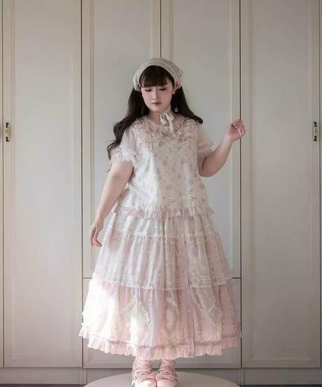 「パッチワークガーデン」キャミソール＆スカート【5/25まで】ロリータ