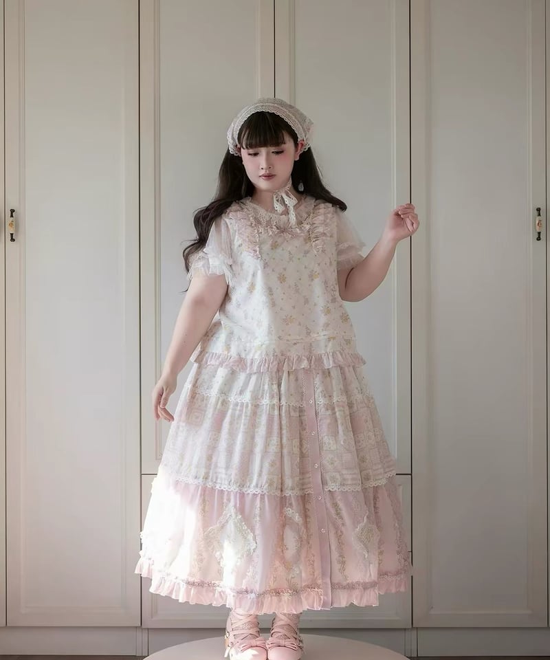 パッチワークガーデン」キャミソール＆スカート【5/25まで】ロリータ