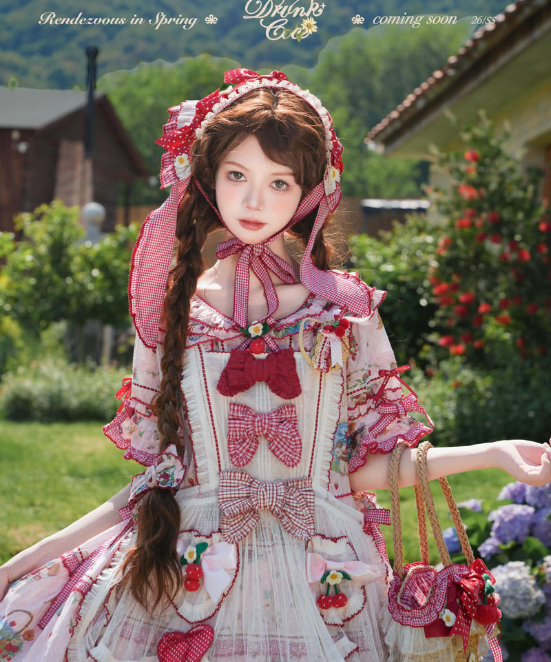 Hybrid Moonlight Doll ロリータ 海外ロリータ ピンク 春日の約束」ワンピース＆小物（ピンク） 【6/17まで】ロリータ | GIRLISM