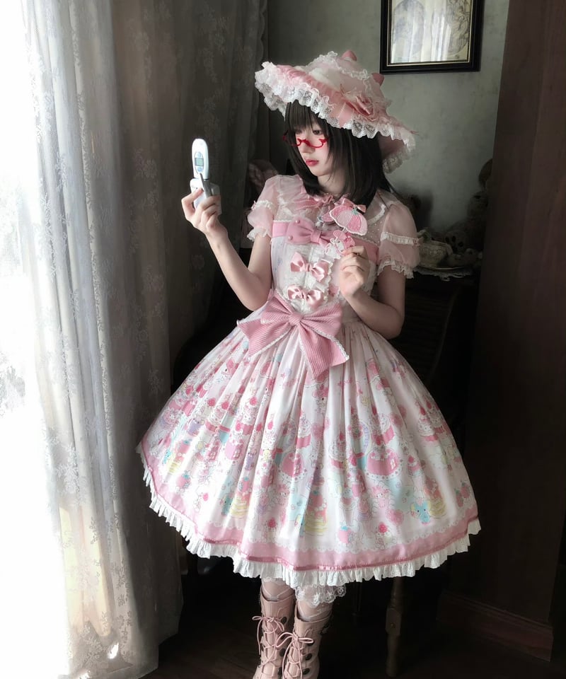 マイメロコラボ」マイメロ柄ワンピース 【3/7まで】送料無料！ | GIRLISM