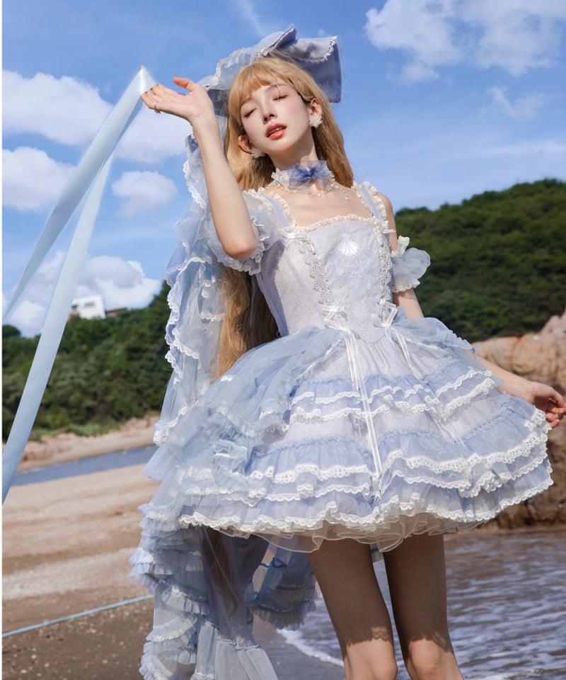 ガラスと波の歌」ドレス【9/8まで】送料無料！ | GIRLISM