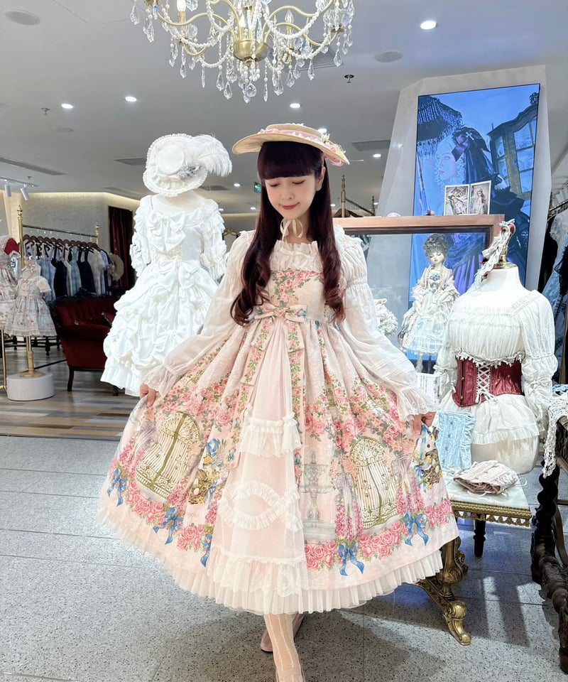 BABY　秘密の花園柄ロゼットローズジャンパースカート&コーム Rose de Rescht | BABY, THE STARS SHINE BRIGHT