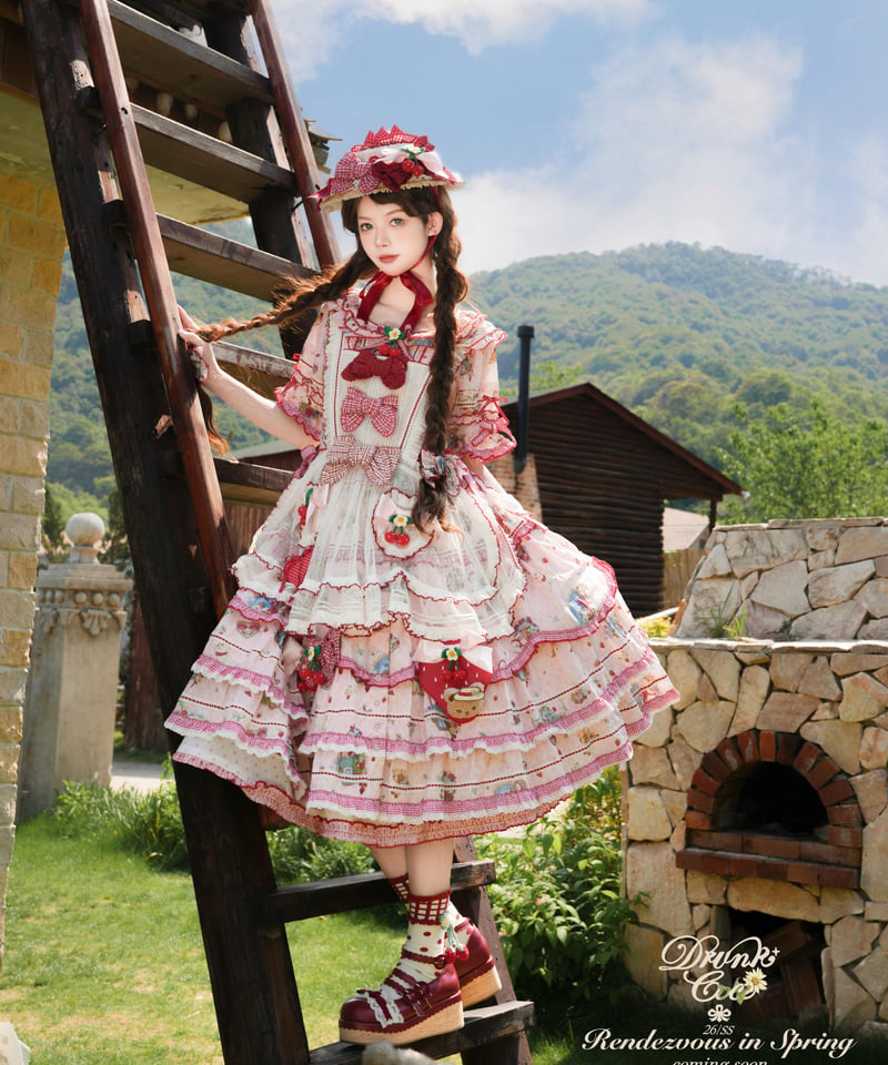 春日の約束」ワンピース＆小物（ピンク） 【6/17まで】ロリータ | GIRLISM