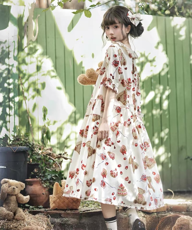 くまちゃんチョコ」スペシャルワンピース 【4/23まで】ロリータ | GIRLISM