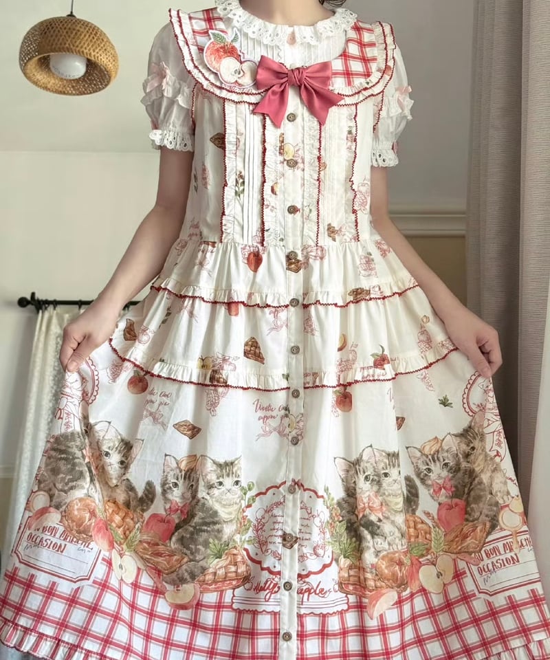 猫ときのこ柄　ジャンパースカート 猫ときのこ柄 ジャンパースカート 楽天市場】猫 ジャンパースカートの通販