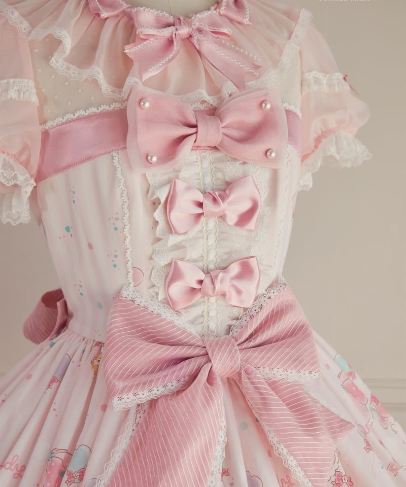 マイメロワンピース マイメロコラボ」マイメロ柄ワンピース 【3/7まで】送料無料！ | GIRLISM