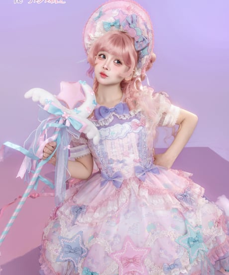 「花箱×サンリオ リトルツインスターズ」Starドレス【7/20まで】ロリータ