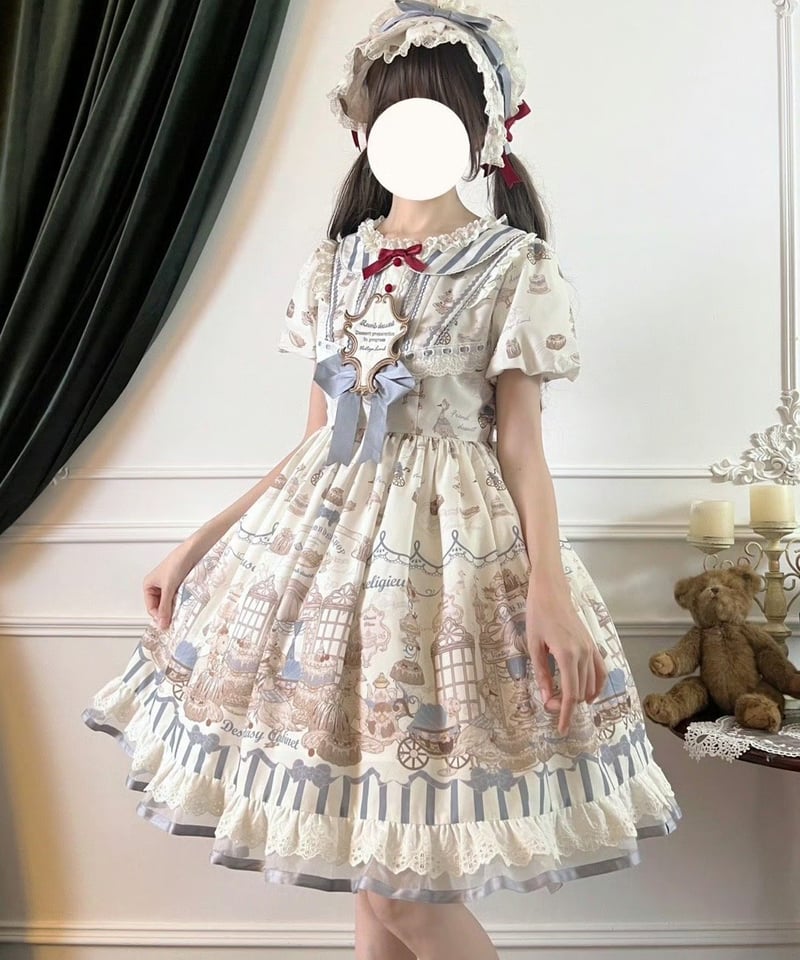 骨董菓子屋」ワンピース&ボンネット【10/28まで】送料無料！ | GIRLISM