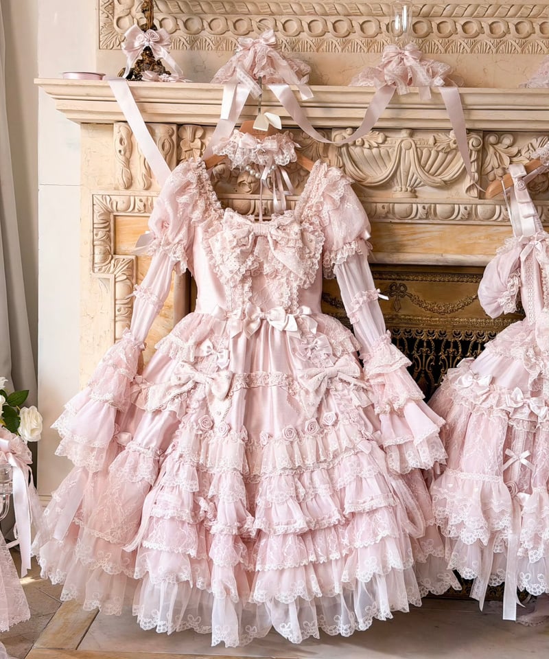 Pinik Mist Oath」ワンピース&ジャンパースカート(ピンク) 【2/5 Pinik Mist Oath」ワンピース&ジャンパースカート(ピンク) 【2/5