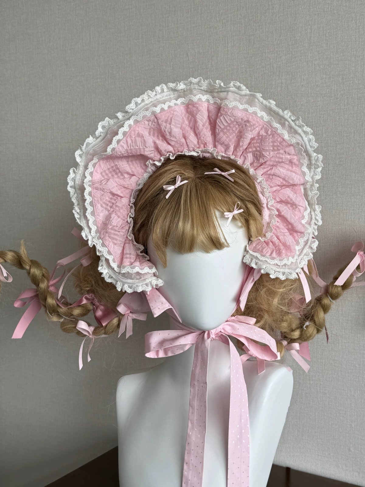 イチゴ革命」ジャンパースカート＆ボンネット【10/27まで】送料無料