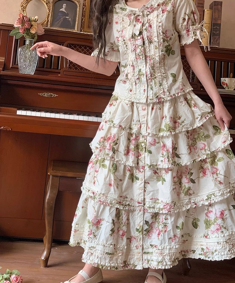 薔薇園」トップス・スカート・ワンピース 【8/11まで】送料無料