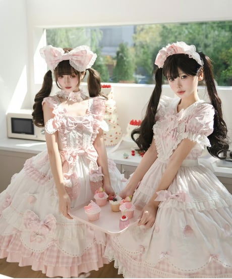 ハニーケーキジャンパースカート サマーガーデン フロントクロスジャンパースカート | HoshibakoWorks